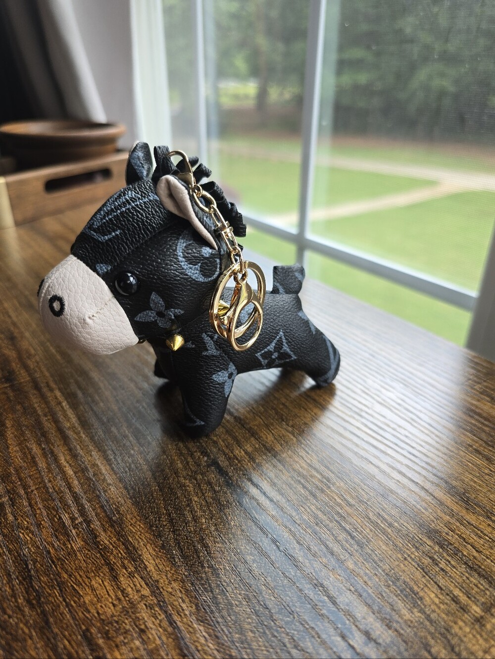 Black Designer-Style Donkey Bag Charm - Picture 2 of 2